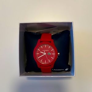 Lacoste silicone watch